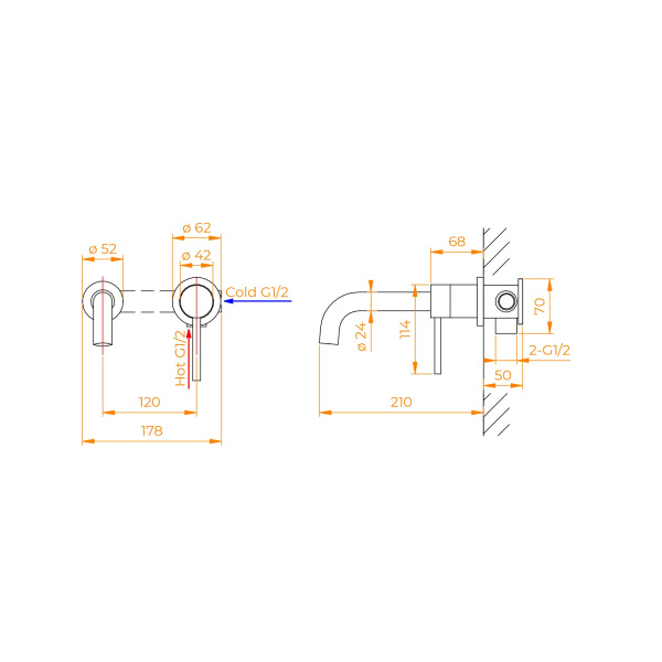 Смеситель для раковины RGW SP-47 51140547-04